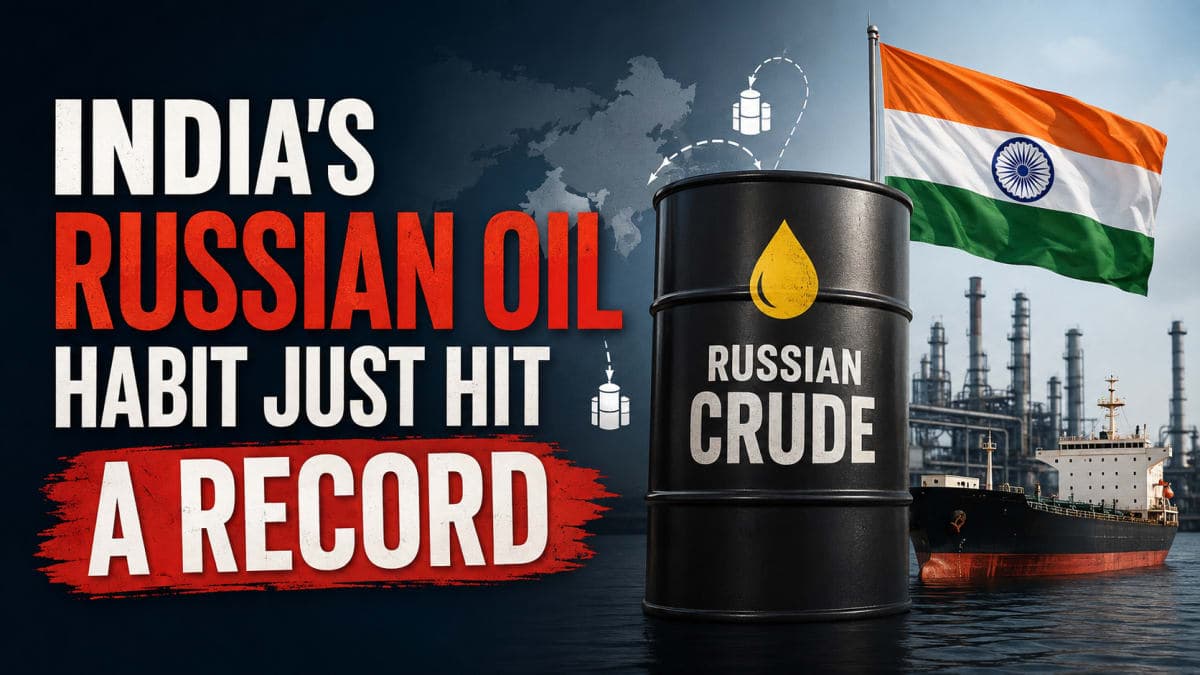 India's Russian Oil Habit Just Hit a Record
